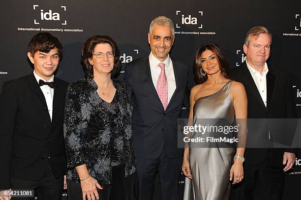 Fox Deatry, Jean Garner, Amjad Atallah, Miriam Simpson and Rob Reynolds arrive at the 2013 IDA Documentary Awards at the DGA Theater on December 6,...