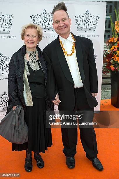 Peter Sellars attend Polar Music Prize at Stockholm Concert Hall to represent music prize winner Chuck Berry. On August 26, 2014 in Stockholm, Sweden.