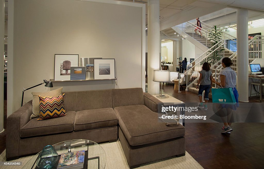 The Room and Board Home Furnishings Store As Durable Goods Surge