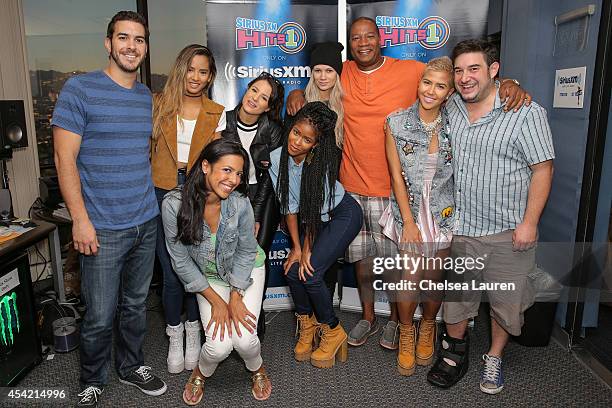 Radio personality Rich Davis, singer Emmalyn Estrada, radio personality Nicole Ryan, singers Natasha Slayton, Simone Battle, Lauren Bennett, radio...