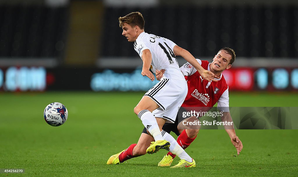 Swansea City v Rotherham United - Capital One Cup Second Round
