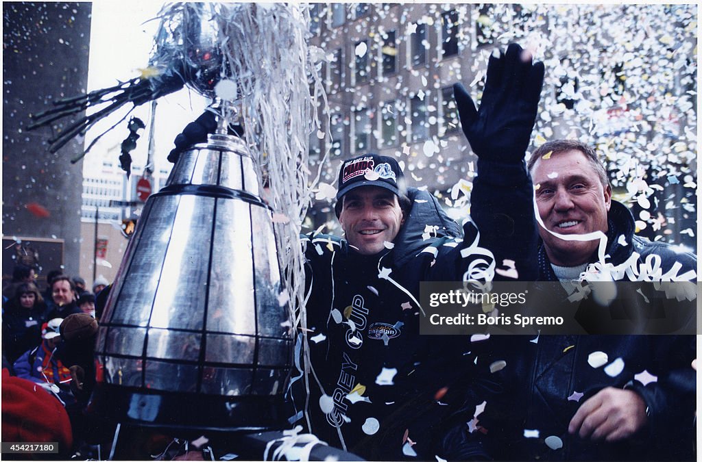 Grey Cup parade 1997
