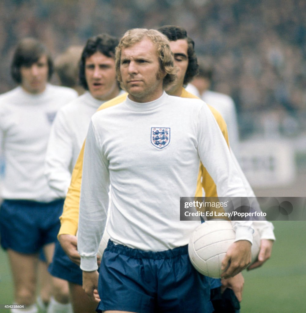 Bobby Moore Rangers England captain Bobby Moore leads out his team prior to the... News ...