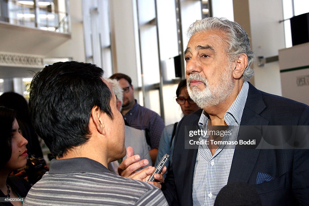 Placido Domingo Operalia 2014 Press Conference