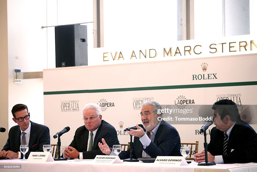 Placido Domingo Operalia 2014 Press Conference