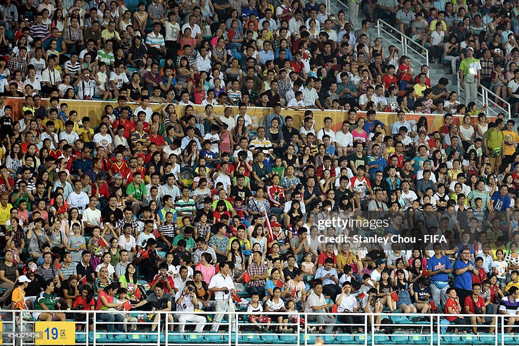 Venezuela v China - FIFA: Final Girls Summer Youth Olympic Football Tournament Nanjing 2014