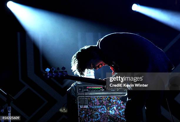 Musical group Grouplove performs onstage during The 24th Annual KROQ Almost Acoustic Christmas at The Shrine Auditorium on December 7, 2013 in Los...