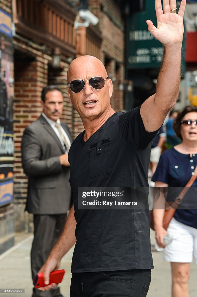 Celebrities Visit "Late Show With David Letterman" - August 26, 2014