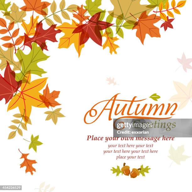 ilustrações de stock, clip art, desenhos animados e ícones de outono poster - autumn