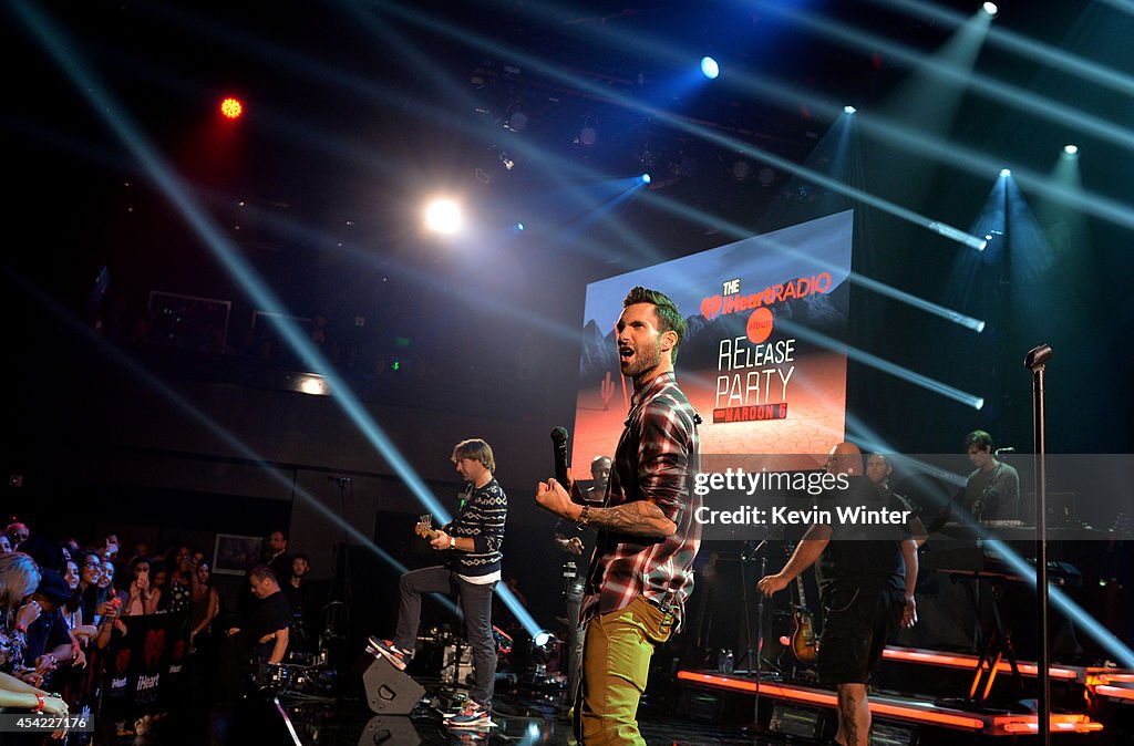 IHeartRadio Album Release Party With Maroon 5 LIVE On The CW