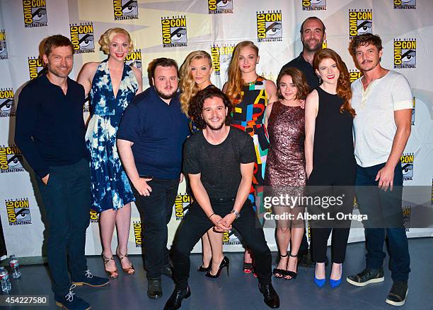 Nikolaj Coster-Waldau, Gwendoline Christie, John Bradley, Kit Harrington, Natalie Dormer, Sophie Turner, Maisie Williams, Rory McCann, Rose Leslie...