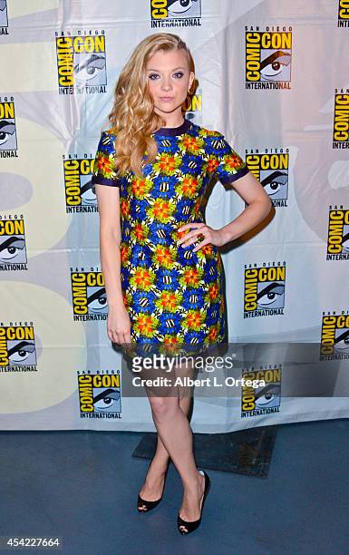 Actress Natalie Dormer at HBO's "Game Of Thrones" Panel And Q&A on Friday Day 2 of Comic-Con International 2014 held at San Diego Convention Center...