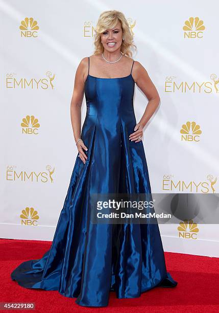 Mary Murphy arrives at the 66th Annual Primetime Emmy Awards at Nokia Theatre L.A. Live on August 25, 2014 in Los Angeles, California.