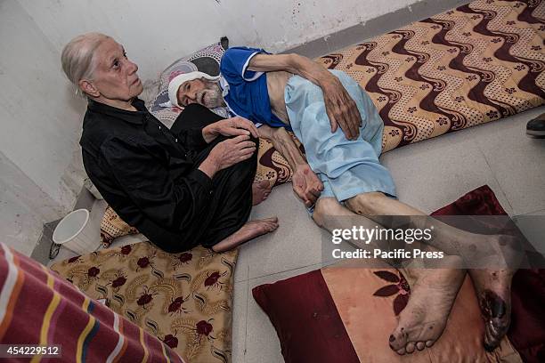 Najeb Daniel, a 75 years old Christian resident of Qaraqosh was not able to leave the town on the 7th of August like most of the Christian population...