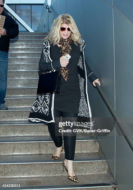 Kirstie Alley is seen arriving at LAX airport on December 7, 2013 in Los Angeles, California.