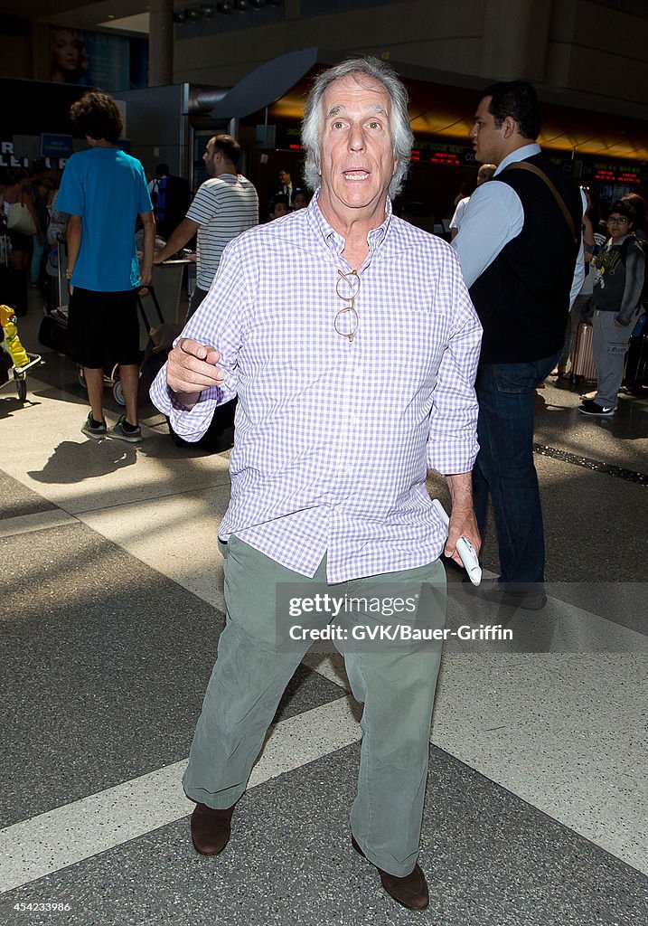 Celebrity Sightings In Los Angeles - August 26, 2014