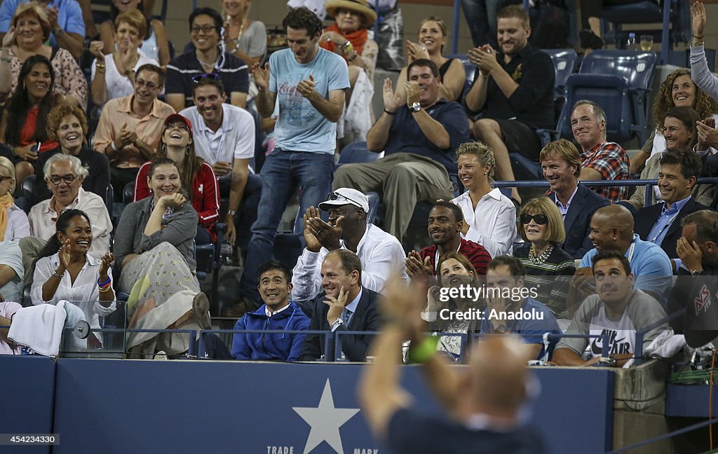 Roger Federer - Marinko Matosevic at 2014 US Open Tennis Championships