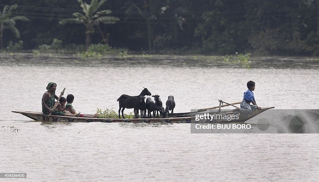 INDIA-MONSOON-FLOOD