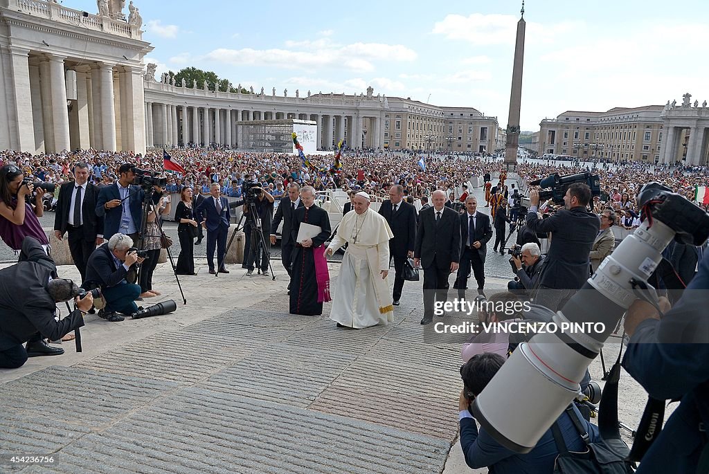 VATICAN-POPE-AUDIENCE