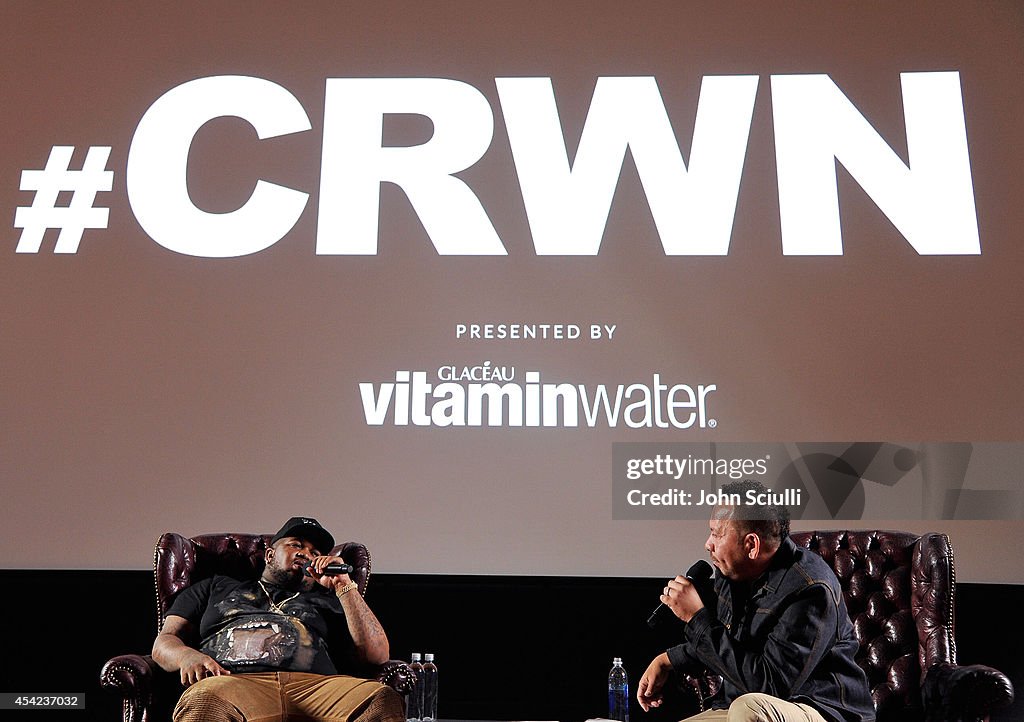 Elliott Wilson Hosts CRWN With DJ Mustard For WatchLOUD.com, Presented By vitaminwater