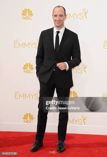 Actor Tony Hale attends the 66th annual Primetime Emmy Awards at Nokia Theatre L.A. Live on August 25, 2014 in Los Angeles, California.