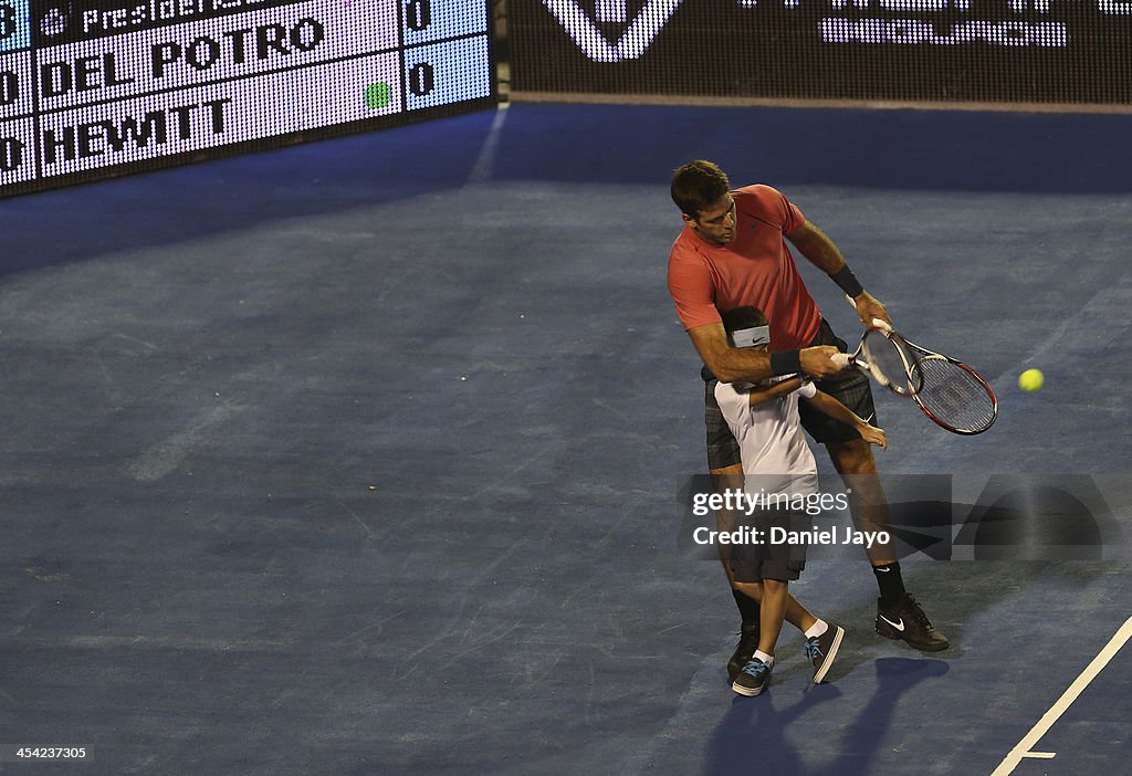 Juan Martin Del Potro v Lleyton Hewitt - Exhibition Match