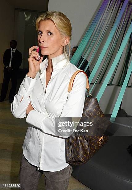 Helene Gateau attends the 'Rentree de France Televisions' at Palais De Tokyo on August 26, 2014 in Paris, France.