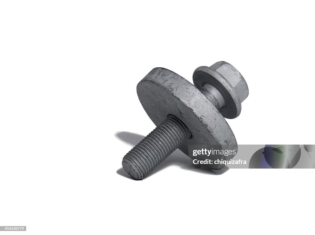 Screw and large washer