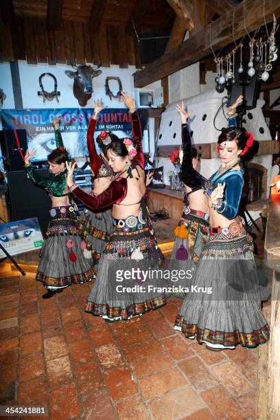 Tribal Eve perform at the Dorfstadl Evening - Tirol Cross Mountain 2013 on December 07, 2013 in Innsbruck, Austria.