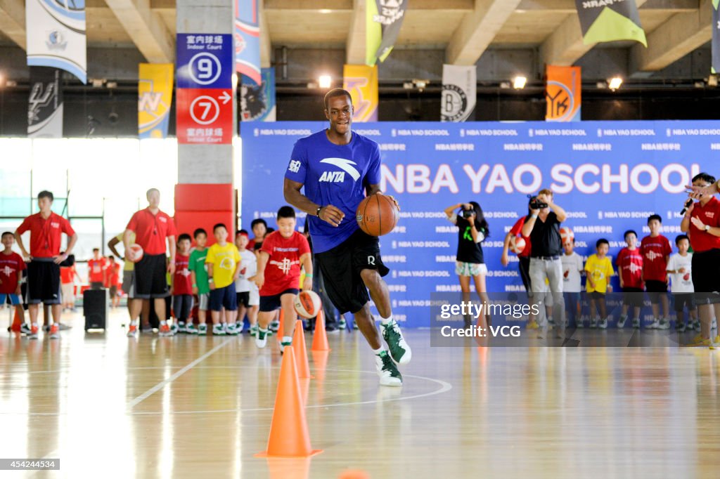 Rajon Rondo Visits The NBA Yao School