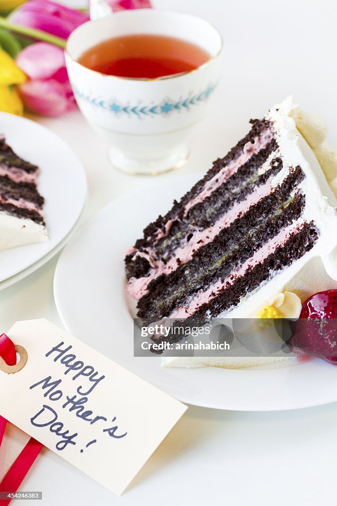 Cioccolato fragole Torta al limone