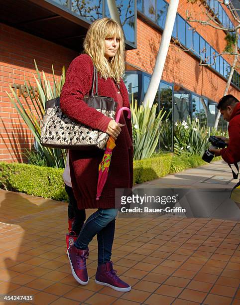 Heidi Klum is seen on December 07, 2013 in Los Angeles, California.