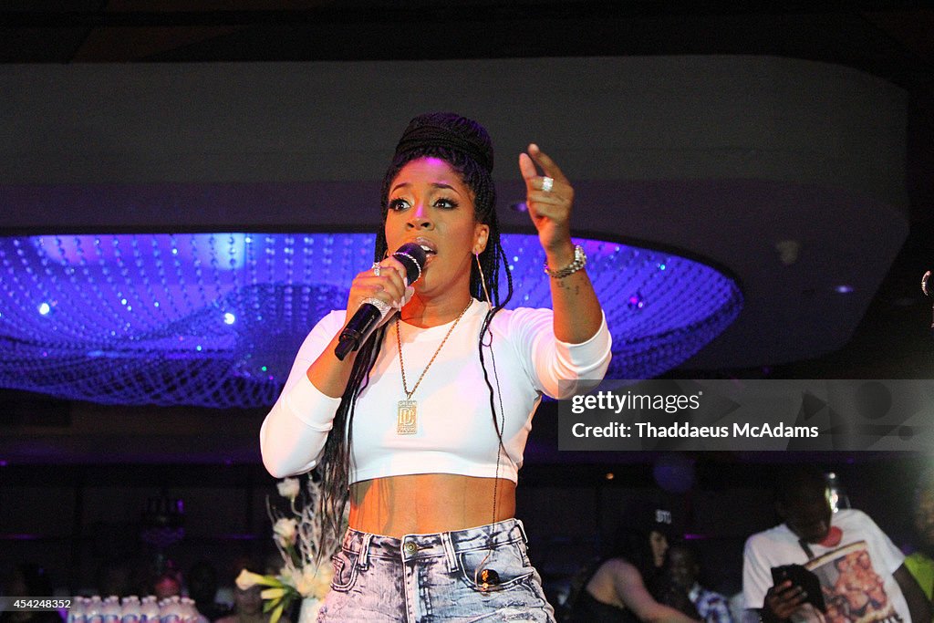K Michelle Hosts Touch The Mike Tuesday