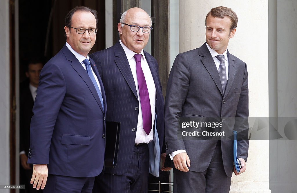 First 'Conseil Des Ministres' Of France New Government At Elysee Palace