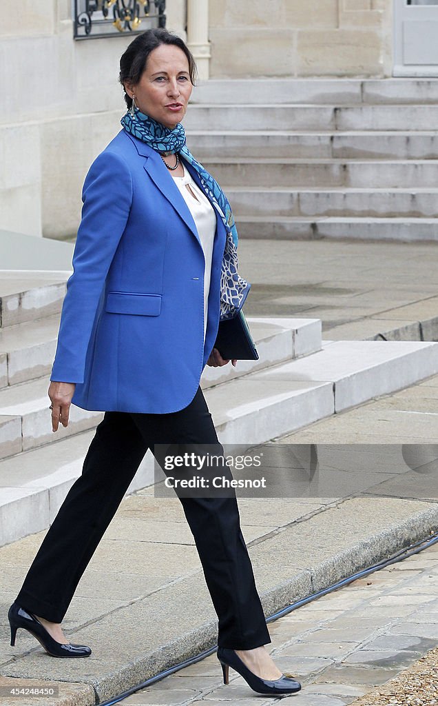 First 'Conseil Des Ministres' Of France New Government At Elysee Palace