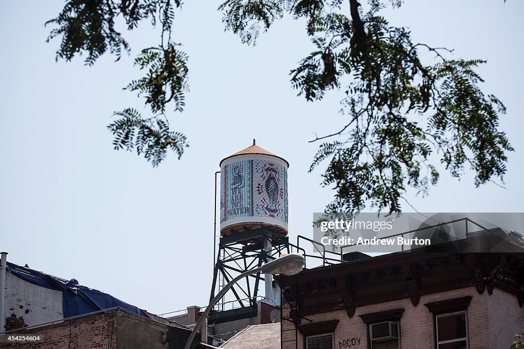 NYC Water Tanks Decorated With Art To Raise Awareness For Water Issues