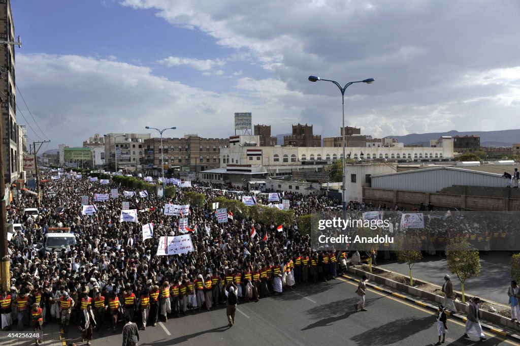 Anti-government protest in Yemen