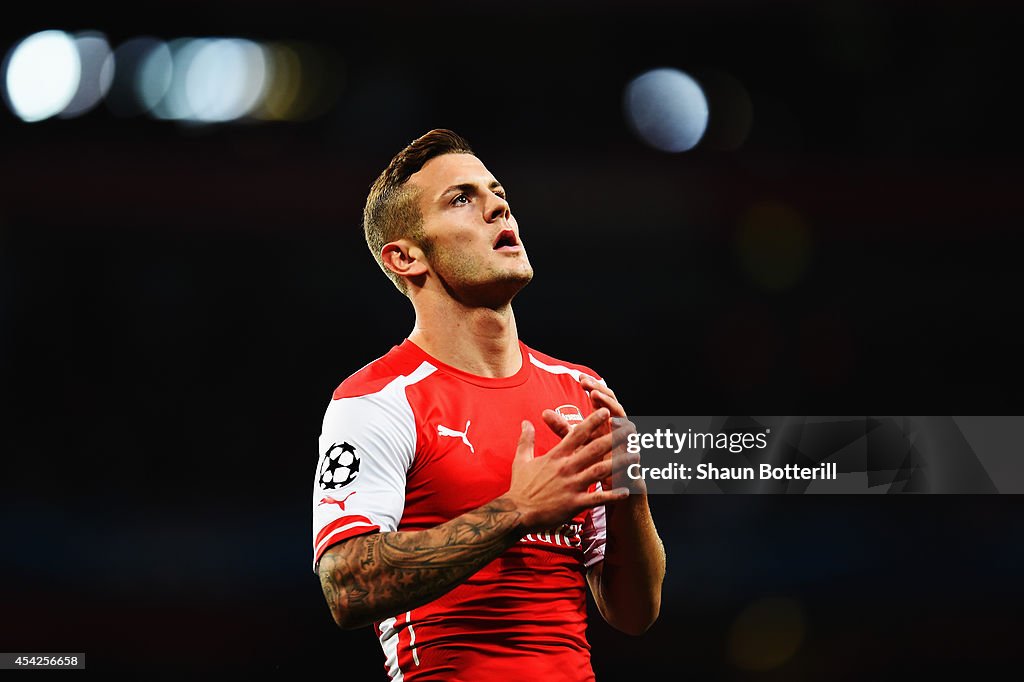 Arsenal FC v Besiktas JK - UEFA Champions League Qualifying Play-Offs Round: Second Leg