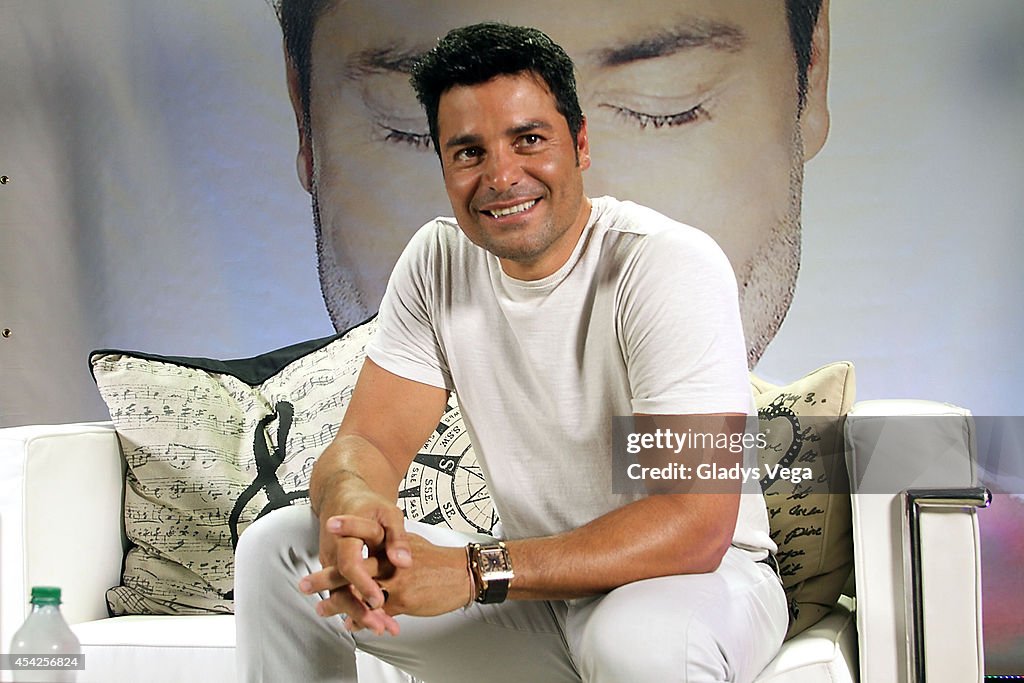 Chayanne Press Conference In San Juan Puerto Rico