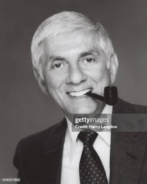 Producer Aaron Spelling poses for a portrait in 1993 in Los Angeles, California.