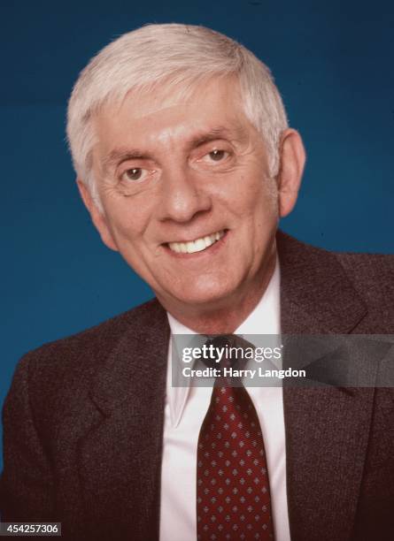 Producer Aaron Spelling poses for a portrait in 1993 in Los Angeles, California.