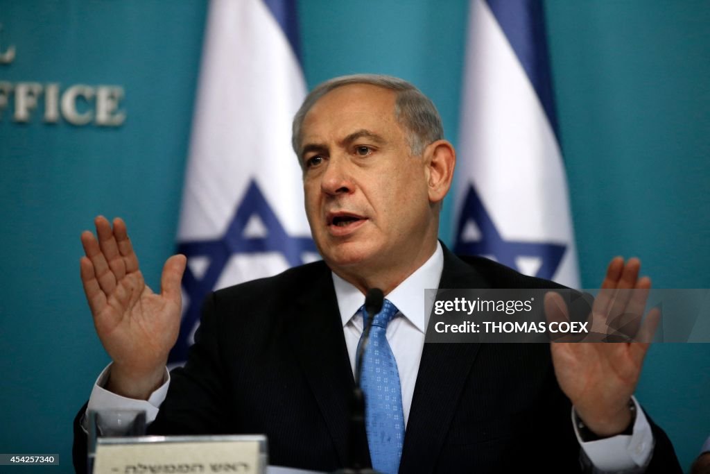 ISRAEL-PALESTINIAN-CONFLICT-GAZA-NETANYAHU