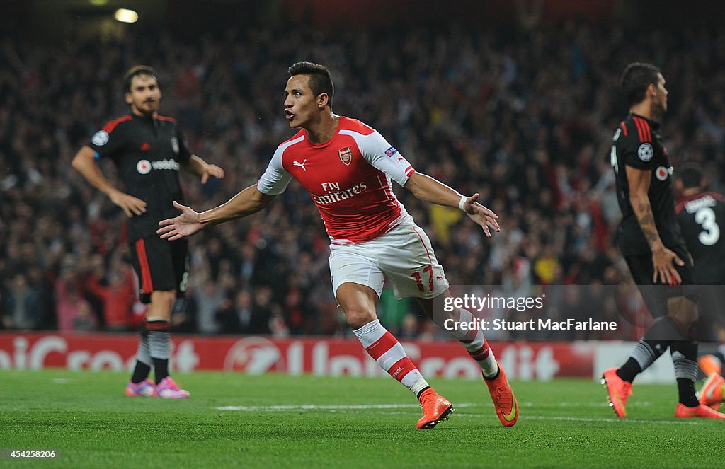 Arsenal FC v Besiktas JK - UEFA Champions League Qualifying Play-Offs Round: Second Leg