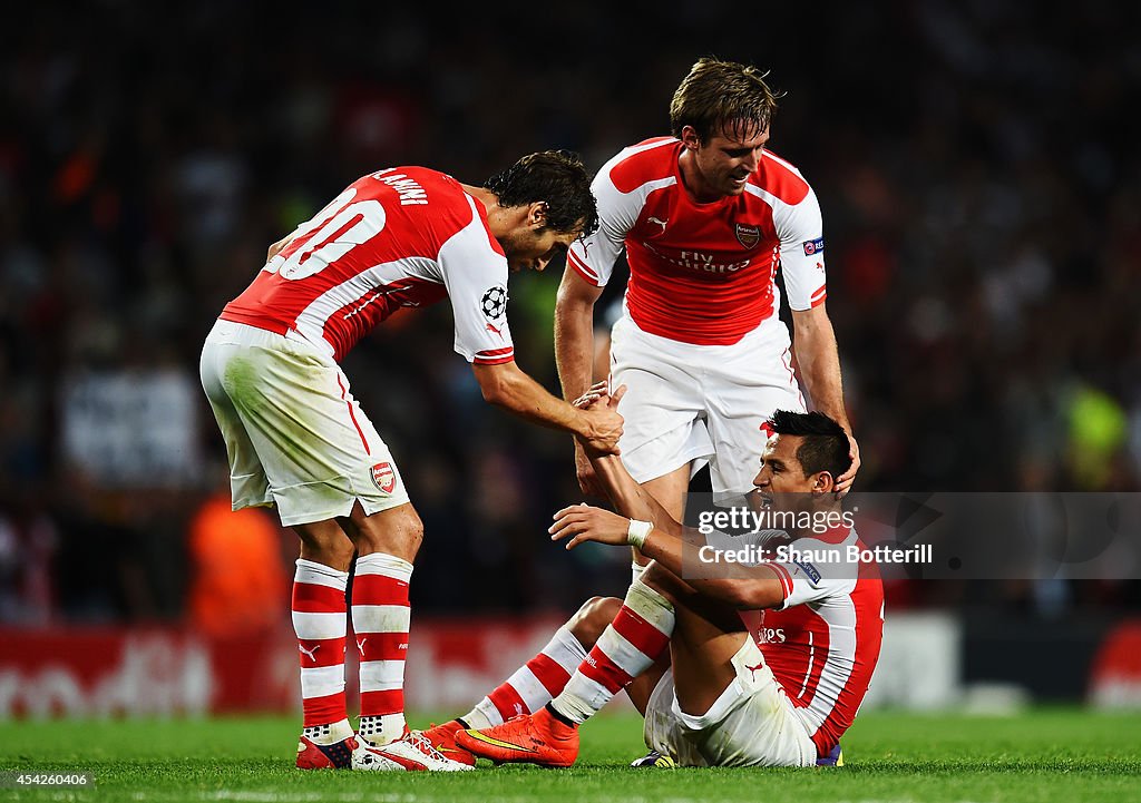 Arsenal FC v Besiktas JK - UEFA Champions League Qualifying Play-Offs Round: Second Leg