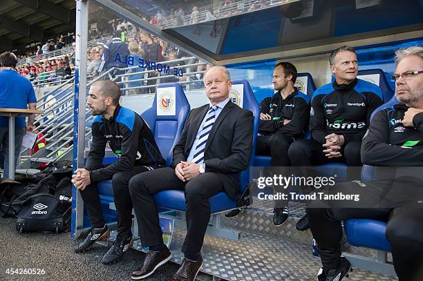 Head Coach Per Mathias Hoegmo of Norway during the International Friendly match between Norway and United Arab Emirates at Viking Stadion on Aug 27,...