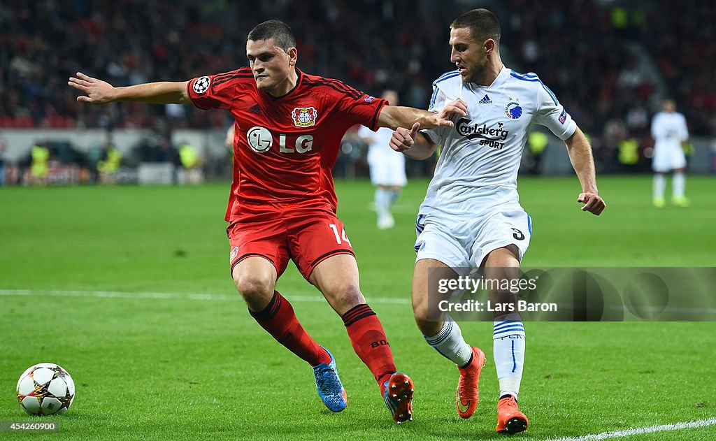 Bayer Leverkusen v FC Copenhagen - UEFA Champions League Qualifying Play-Offs Round: Second Leg