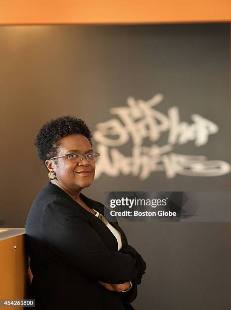 Professor Marcyliena Morgan teaches a class in the Hiphop Archive and Research Institute, at Harvard University, on Wednesday, September 11, 2013....