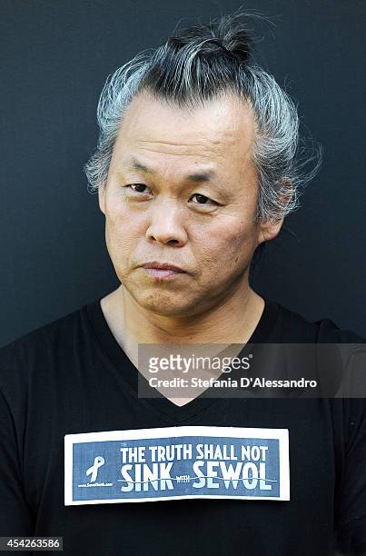 Director Kim KI-Duk attends 'One On One' Photocall on August 27, 2014 in Venice, Italy.