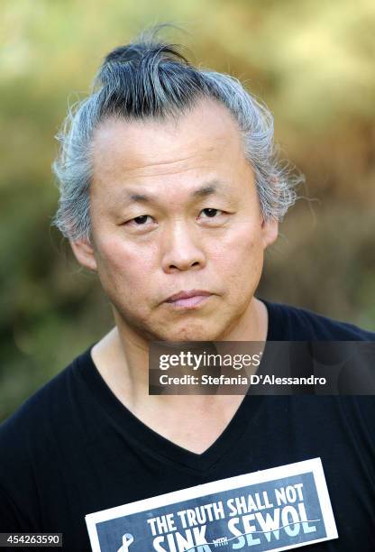 Director Kim KI-Duk attends 'One On One' Photocall on August 27, 2014 in Venice, Italy.