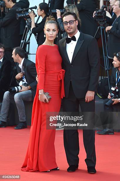 Lorenzo Tonetti attends the Opening Ceremony and 'Birdman' premiere during the 71st Venice Film Festival at Palazzo Del Cinema on August 27, 2014 in...